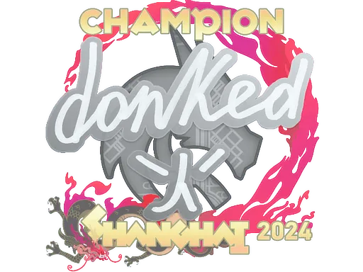 Sticker | donk (Champion) | Shanghai 2024