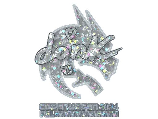 Sticker | donk (Glitter) | Copenhagen 2024