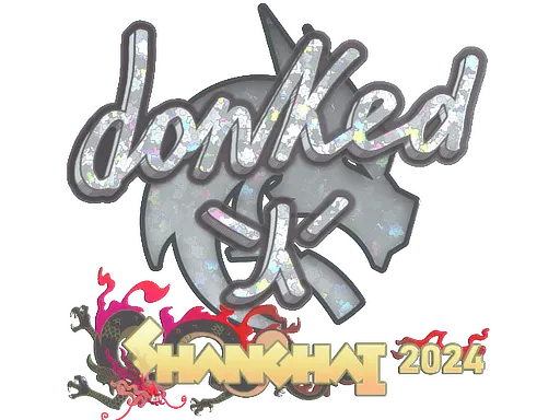 Sticker | donk (Glitter) | Shanghai 2024