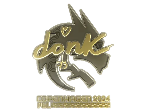 Sticker | donk (Gold) | Copenhagen 2024