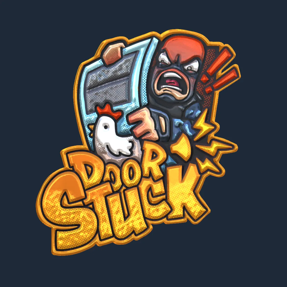 Sticker | Door Stuck (Foil)