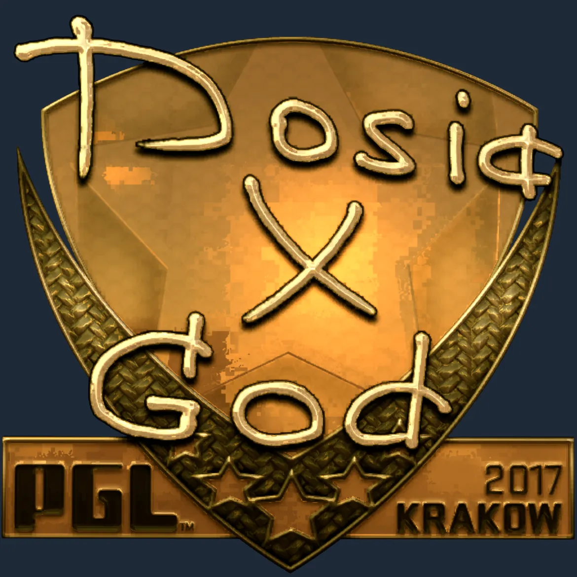 Sticker | Dosia (Gold) | Krakow 2017