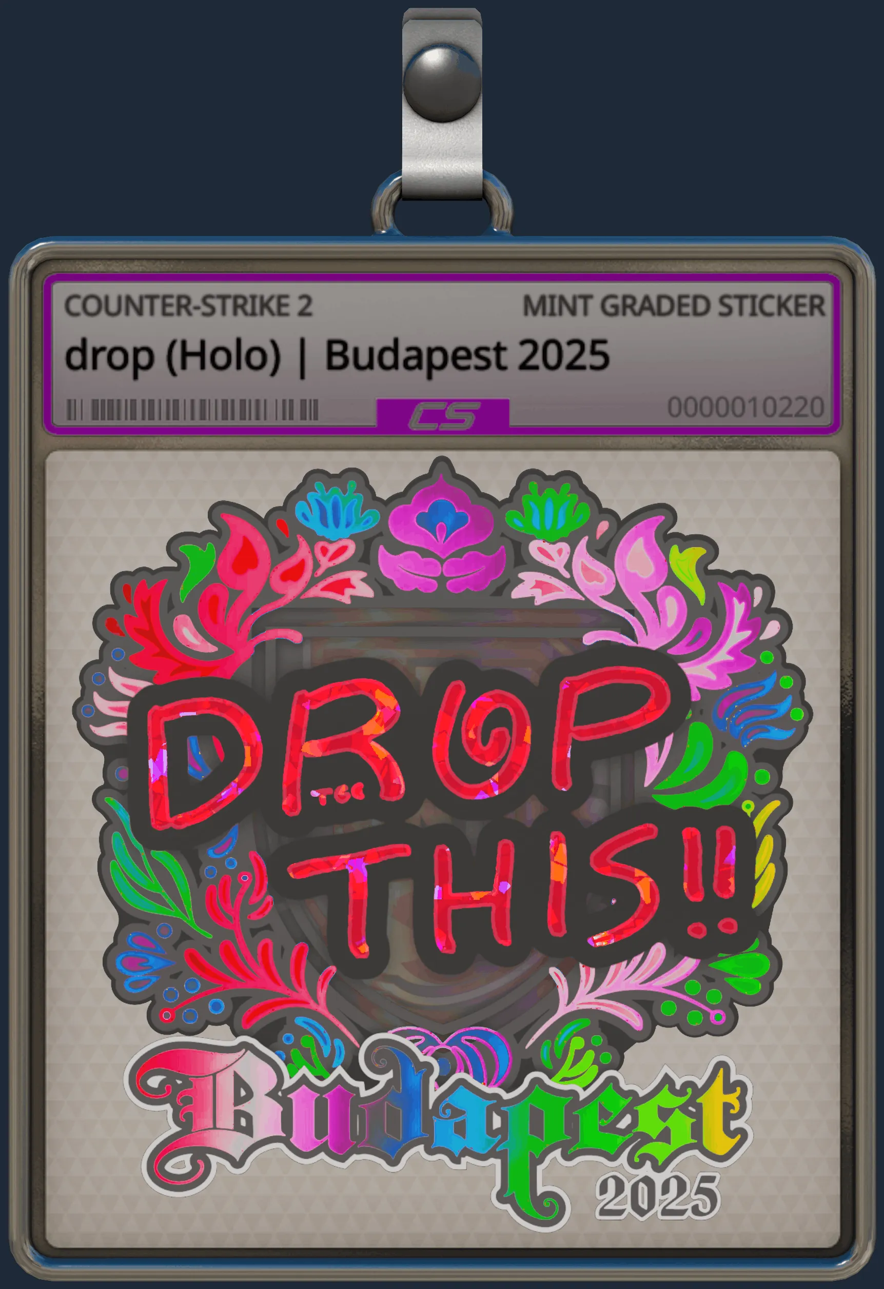 Sticker | drop (Holo) | Budapest 2025