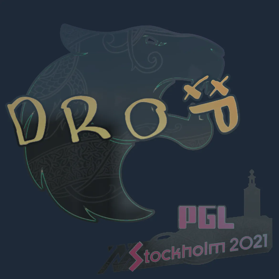 Sticker | drop (Holo) | Stockholm 2021