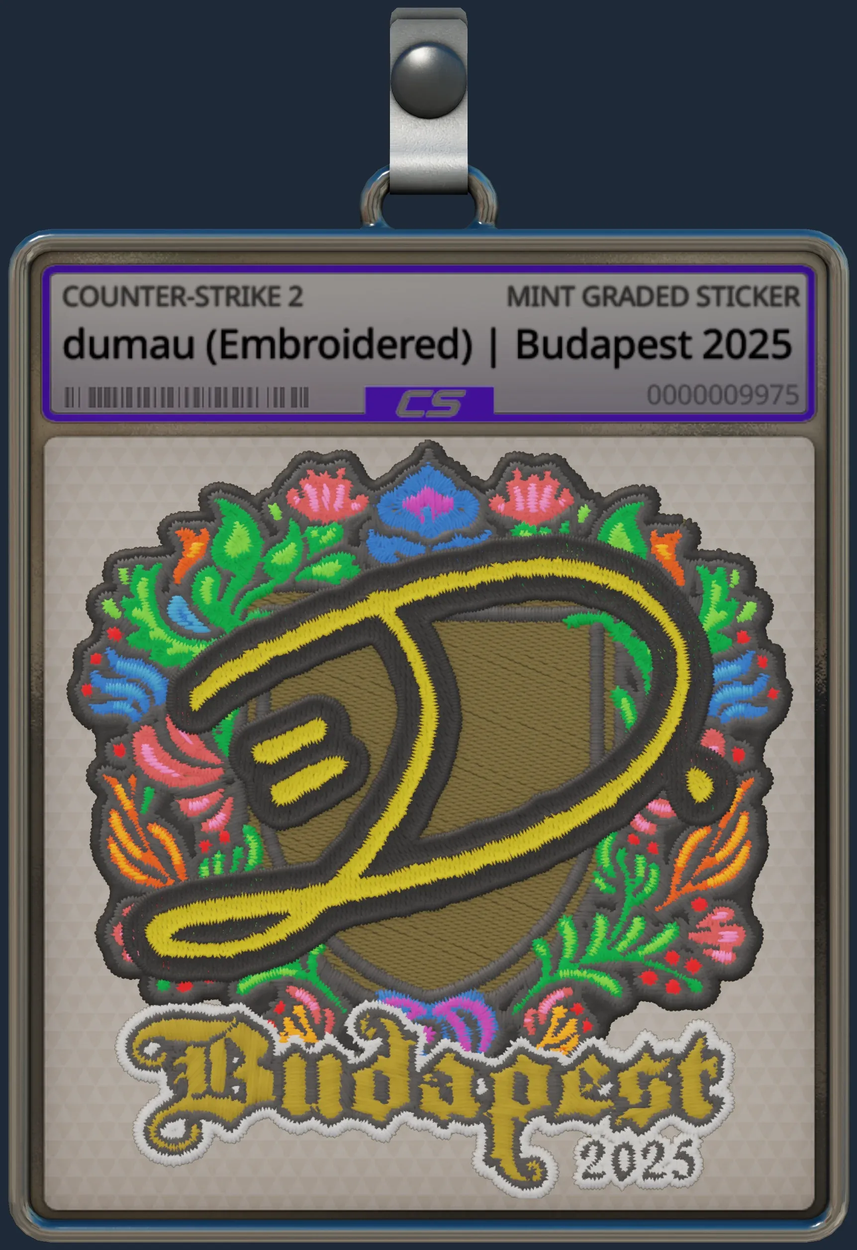 Sticker | dumau (Embroidered) | Budapest 2025