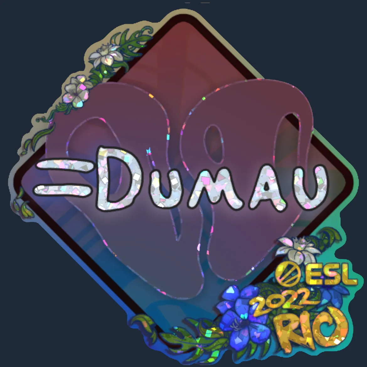 Sticker | dumau (Glitter) | Rio 2022