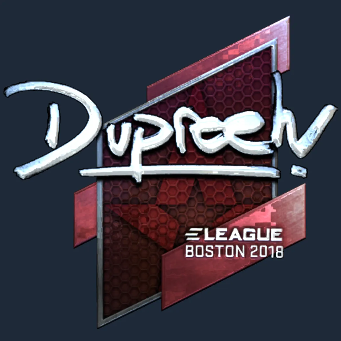 Sticker | dupreeh (Foil) | Boston 2018