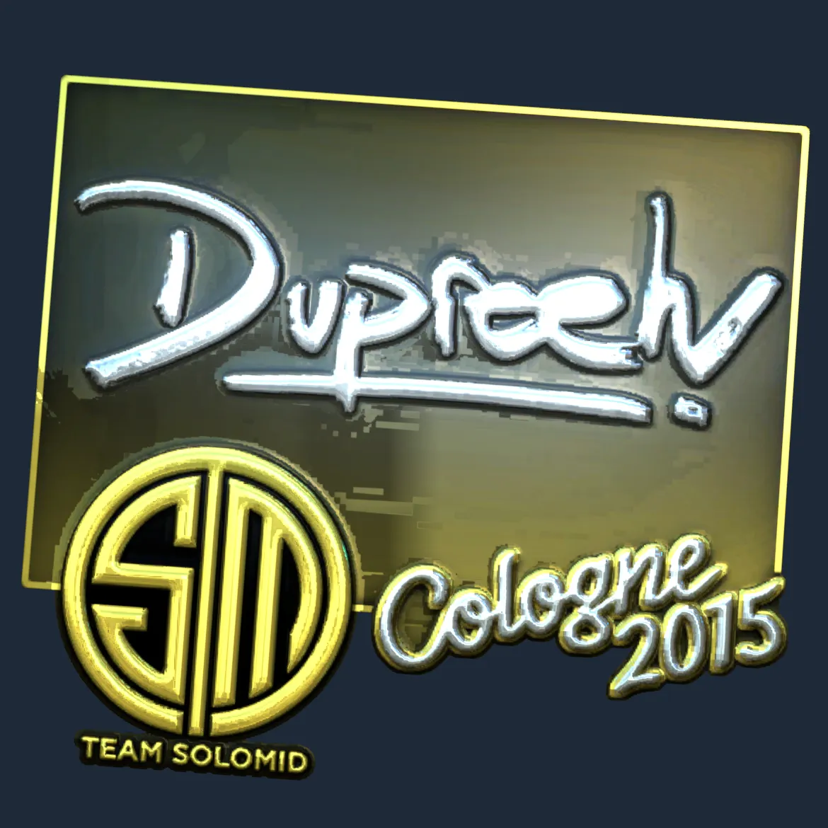 Sticker | dupreeh (Foil) | Cologne 2015