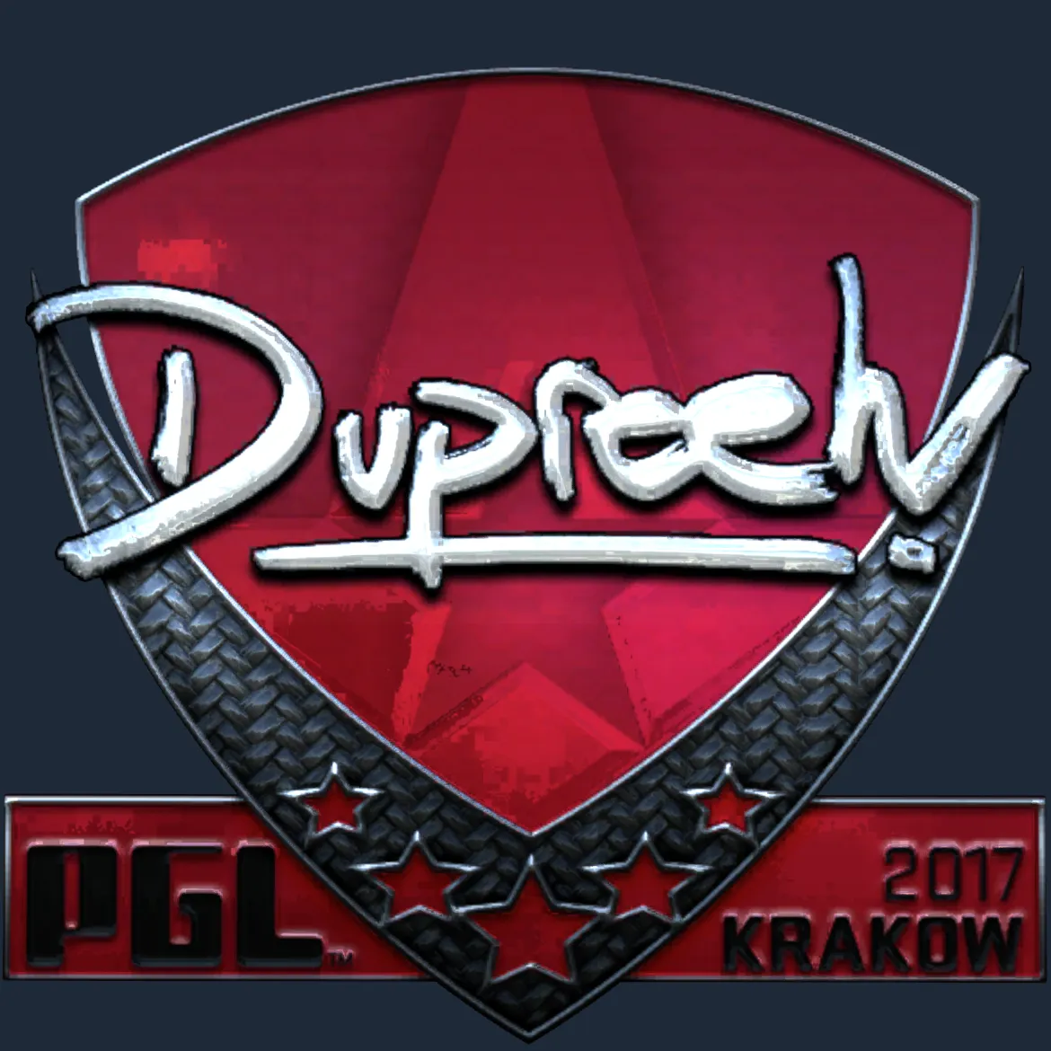 Sticker | dupreeh (Foil) | Krakow 2017