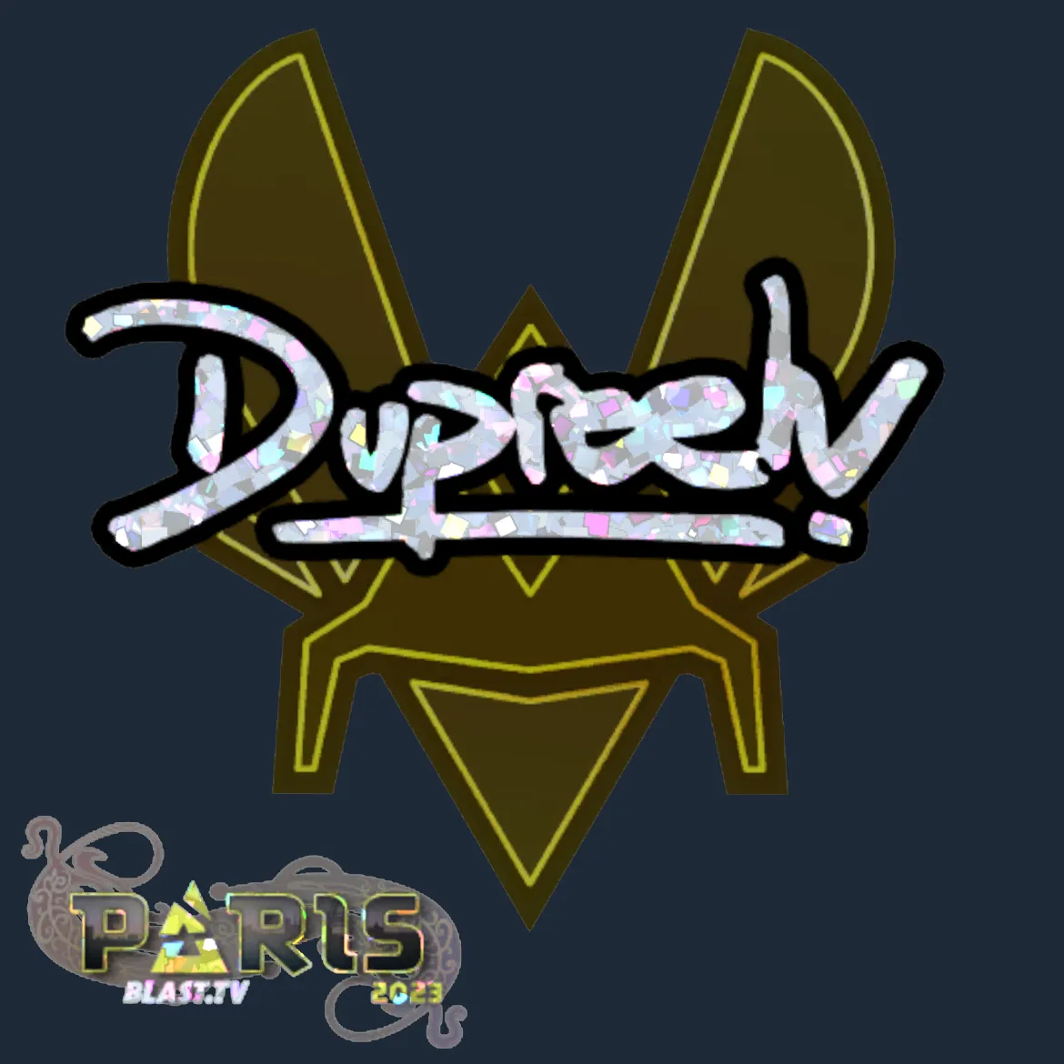 Sticker | dupreeh (Glitter) | Paris 2023