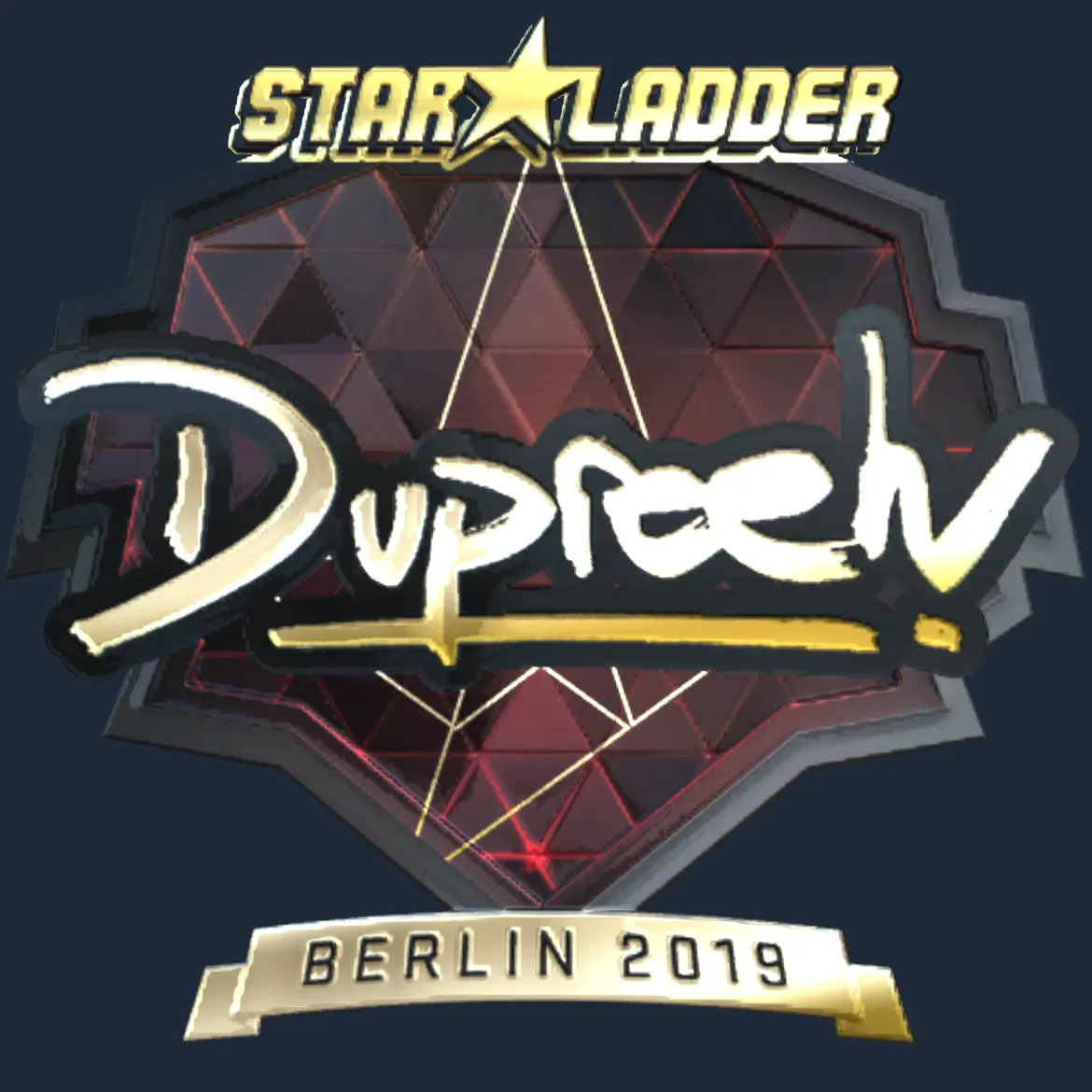 Sticker | dupreeh (Gold) | Berlin 2019