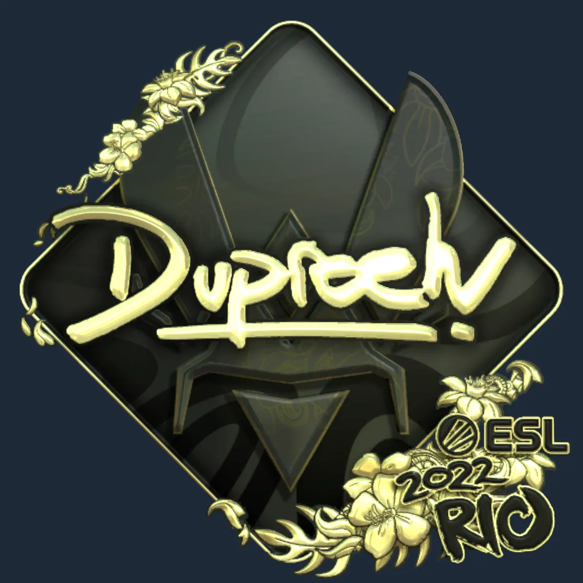 Sticker | dupreeh (Gold) | Rio 2022