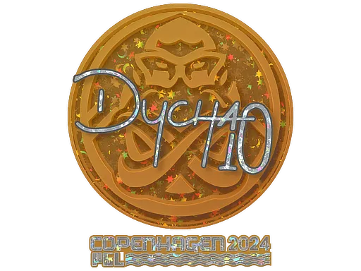 Sticker | Dycha (Glitter) | Copenhagen 2024