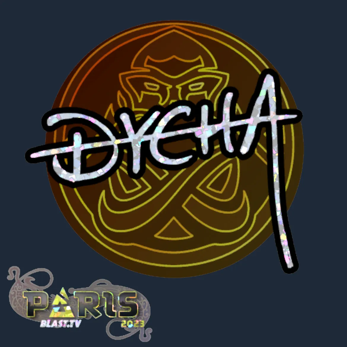 Sticker | Dycha (Glitter) | Paris 2023