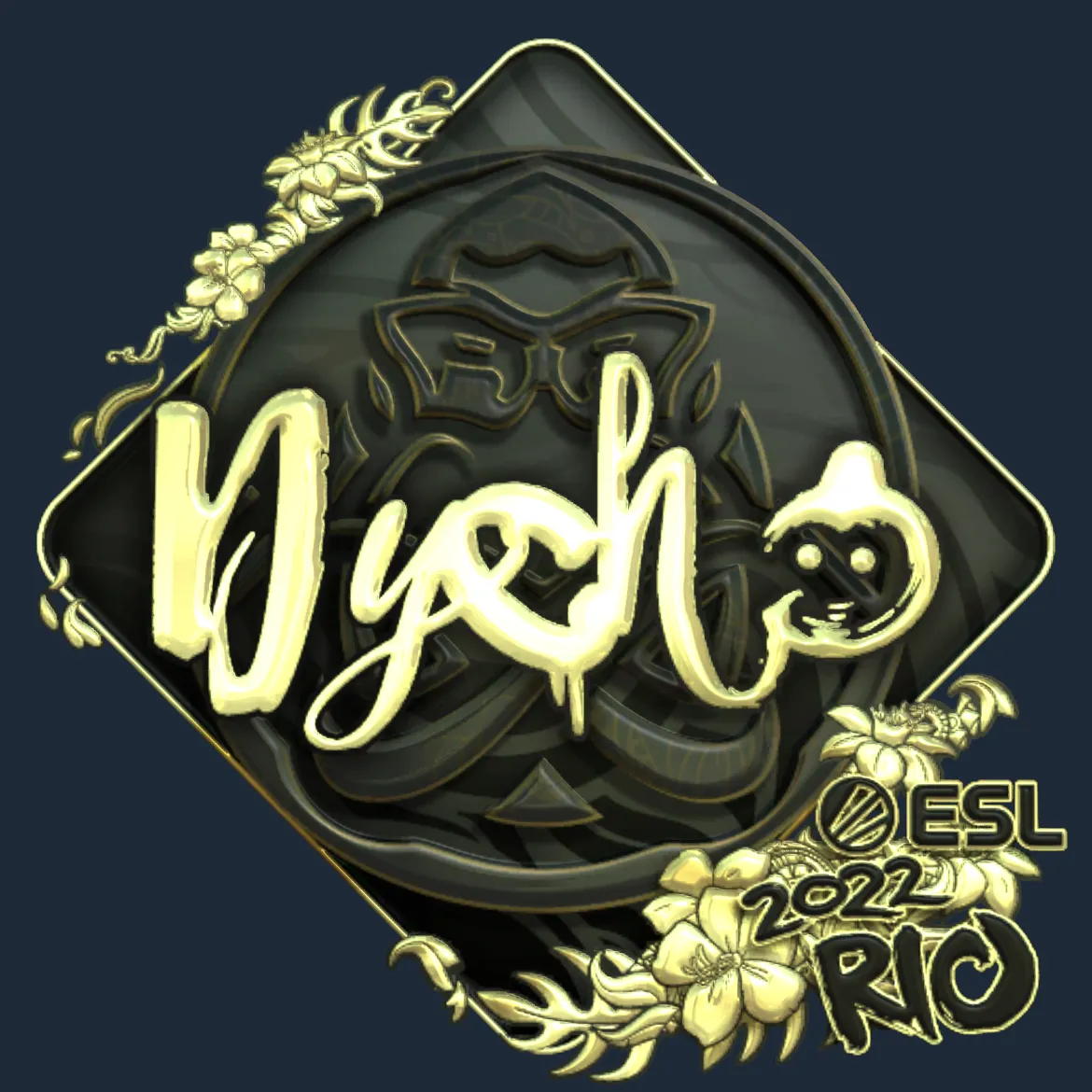 Sticker | Dycha (Gold) | Rio 2022
