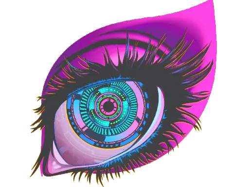 Sticker | Dystopian Gaze (Lenticular)