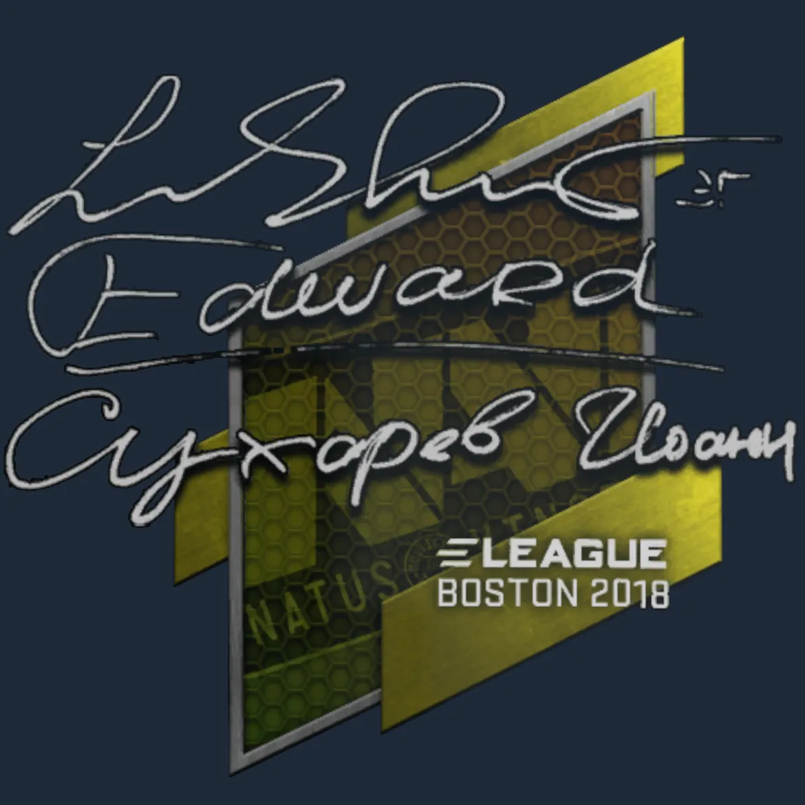 Sticker | Edward | Boston 2018