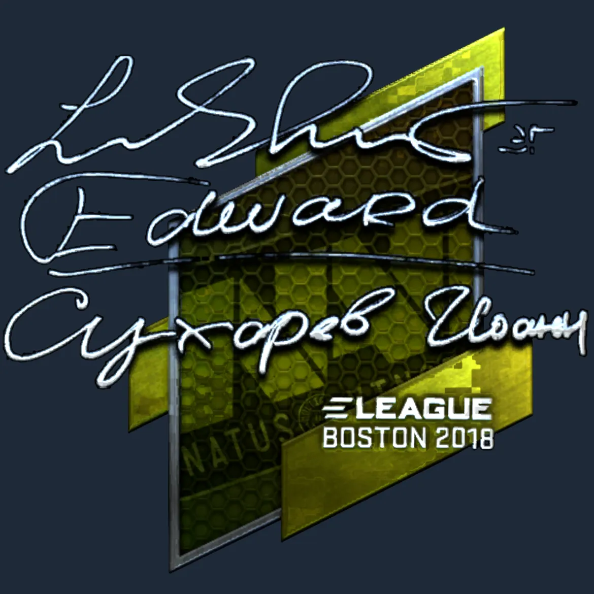 Sticker | Edward (Foil) | Boston 2018