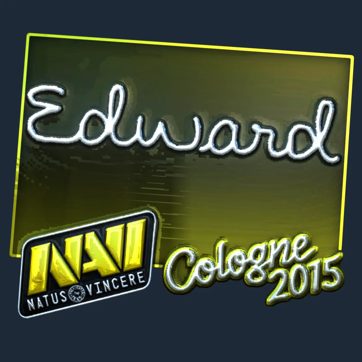 Sticker | Edward (Foil) | Cologne 2015