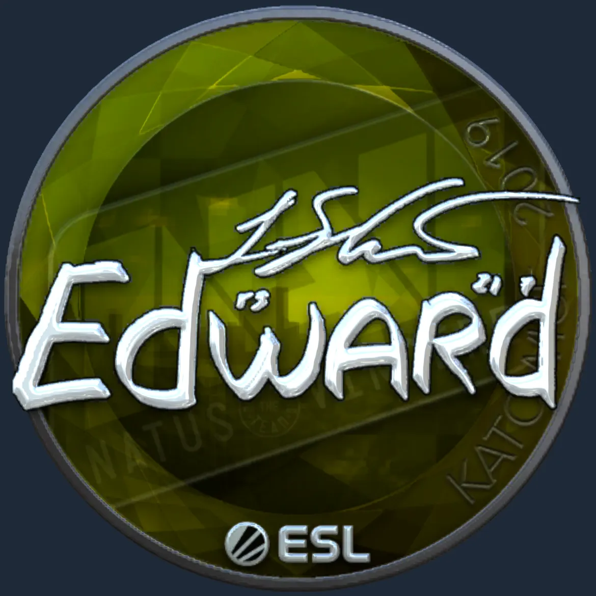 Sticker | Edward (Foil) | Katowice 2019