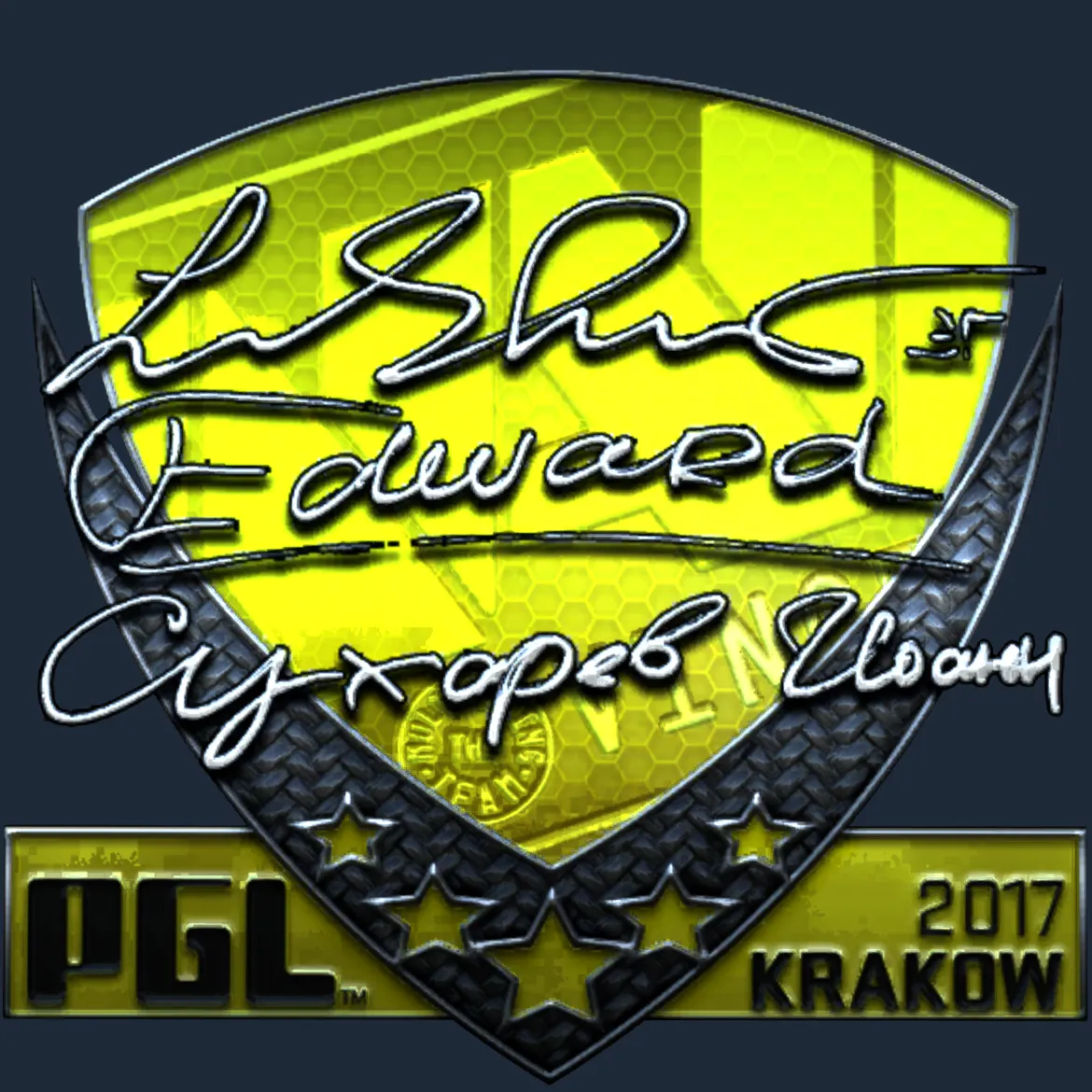 Sticker | Edward (Foil) | Krakow 2017