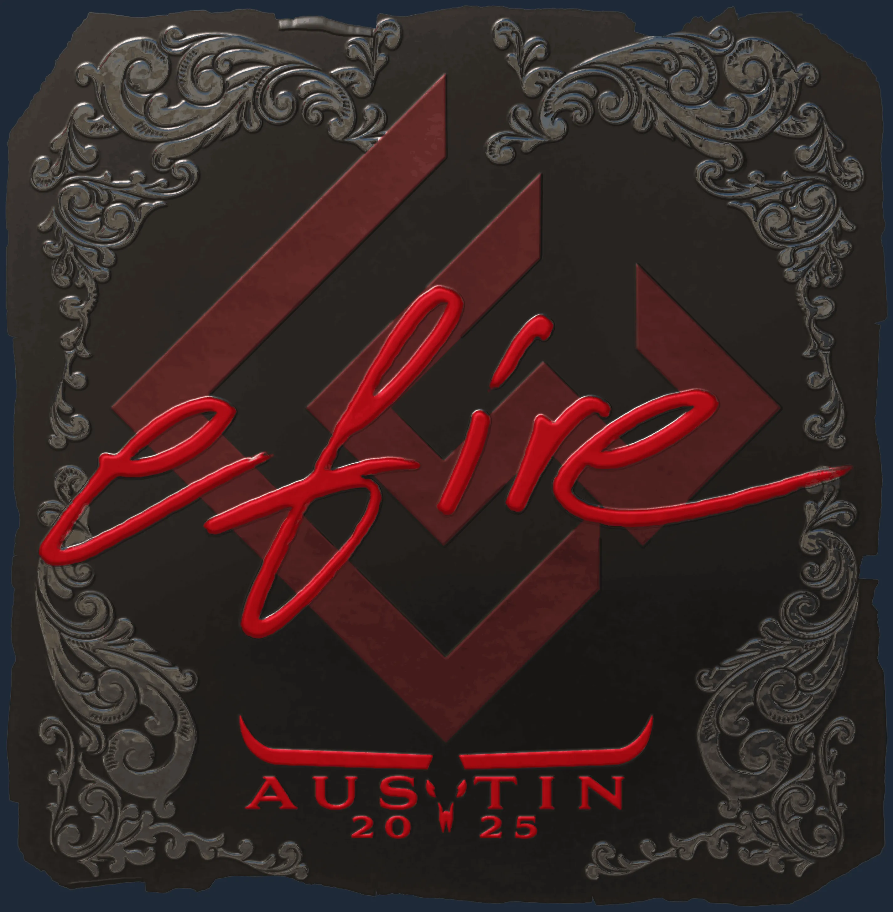 Sticker | efire (Foil) | Austin 2025