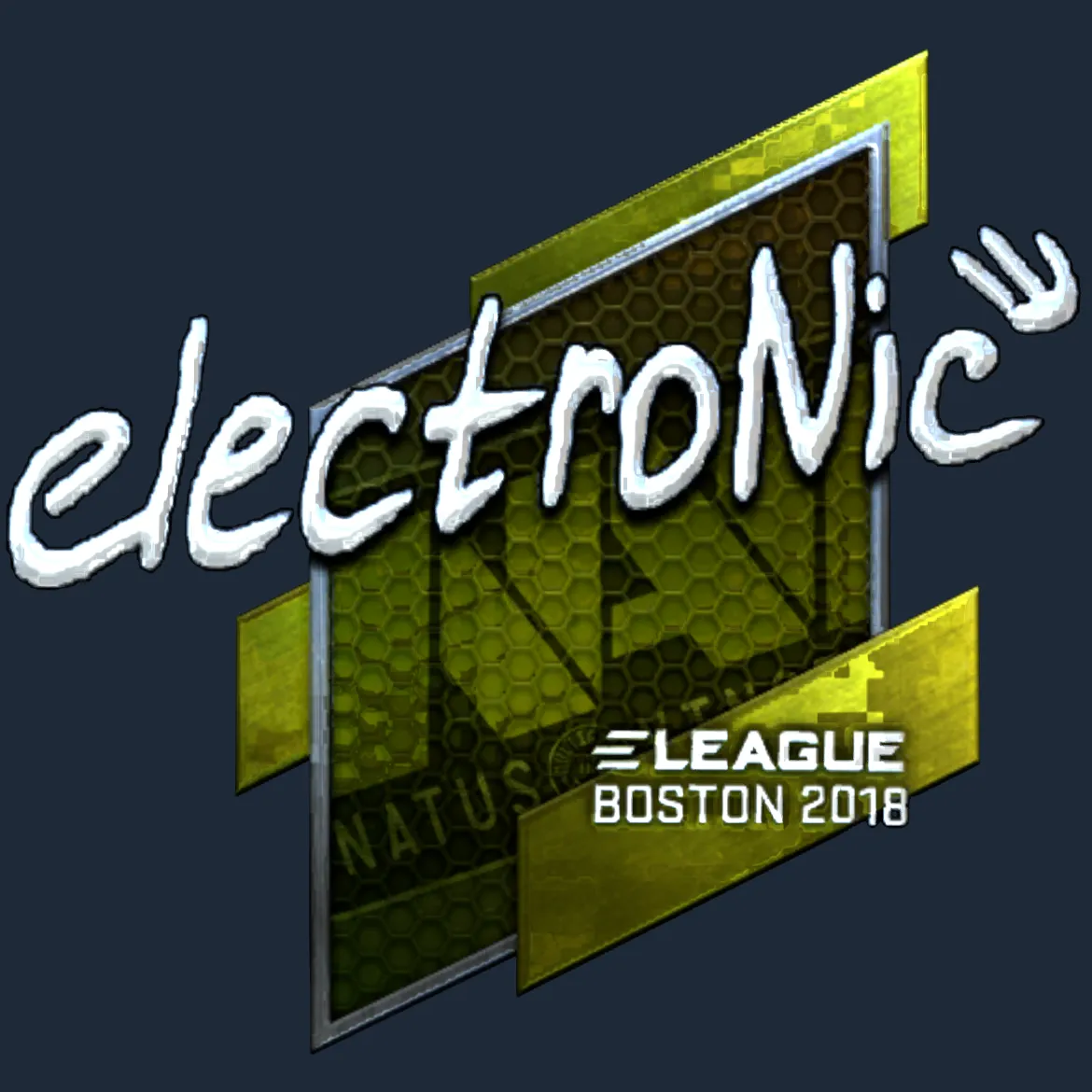 Sticker | electronic (Foil) | Boston 2018