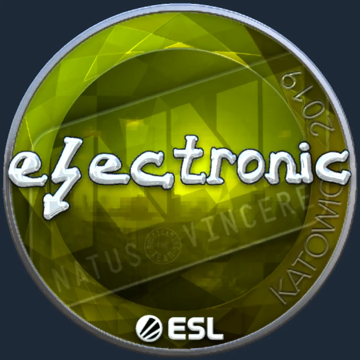 Sticker | electronic (Foil) | Katowice 2019