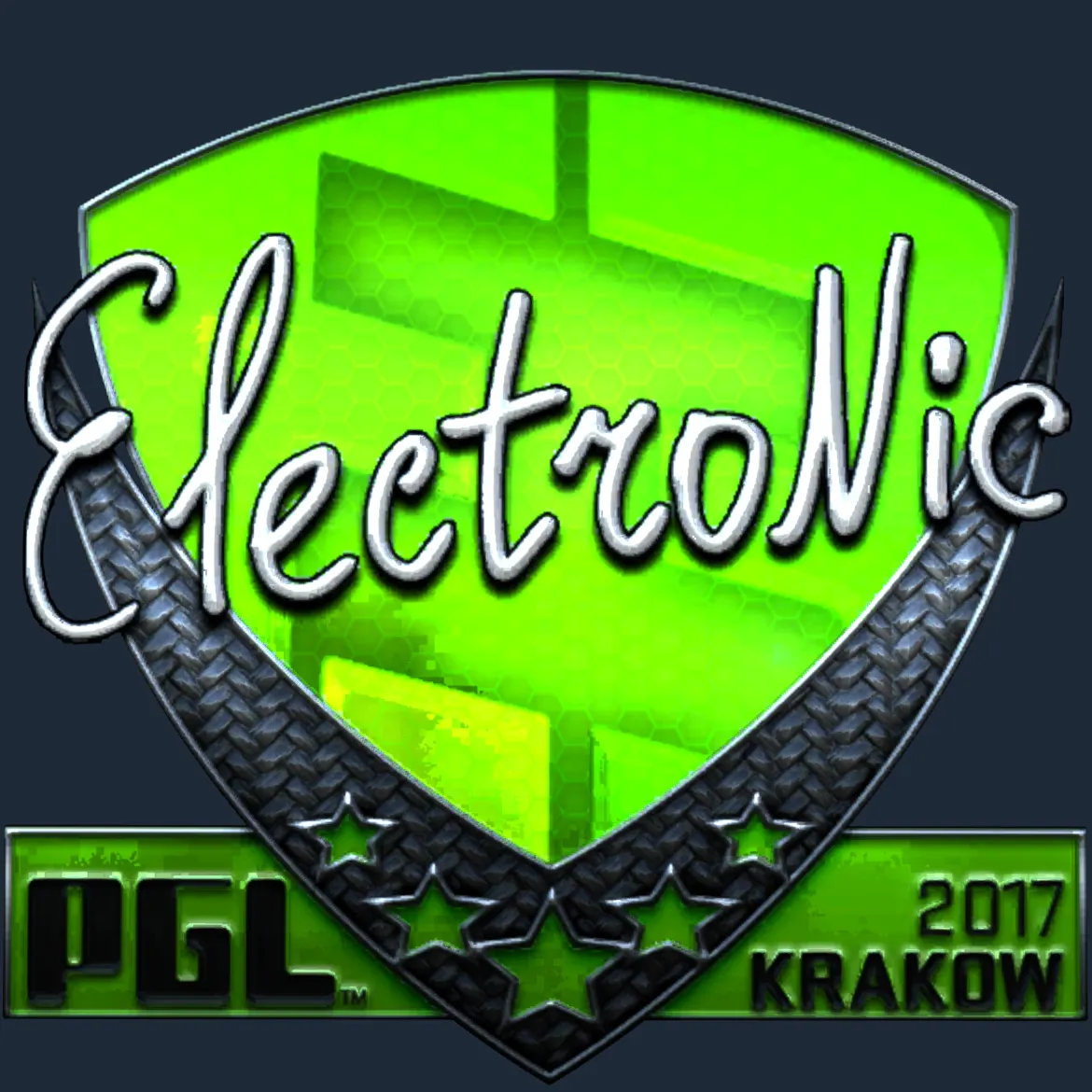 Sticker | electronic (Foil) | Krakow 2017