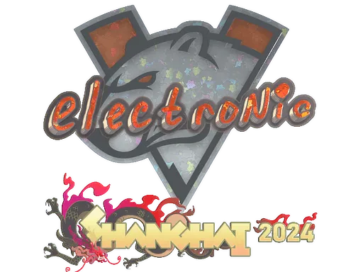 Sticker | electronic (Glitter) | Shanghai 2024