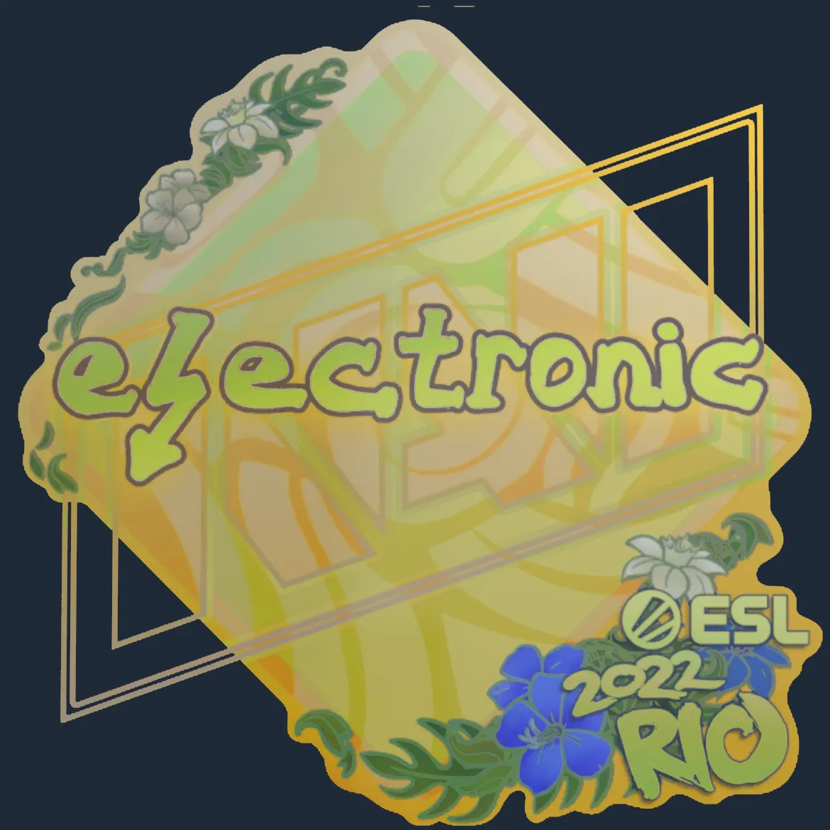 Sticker | electronic (Holo) | Rio 2022