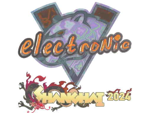 Sticker | electronic (Holo) | Shanghai 2024