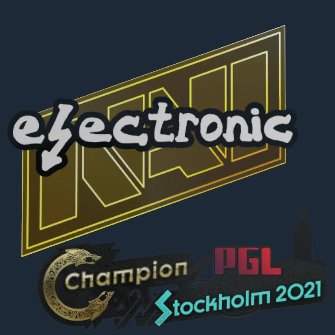 Sticker | electroNic | Stockholm 2021