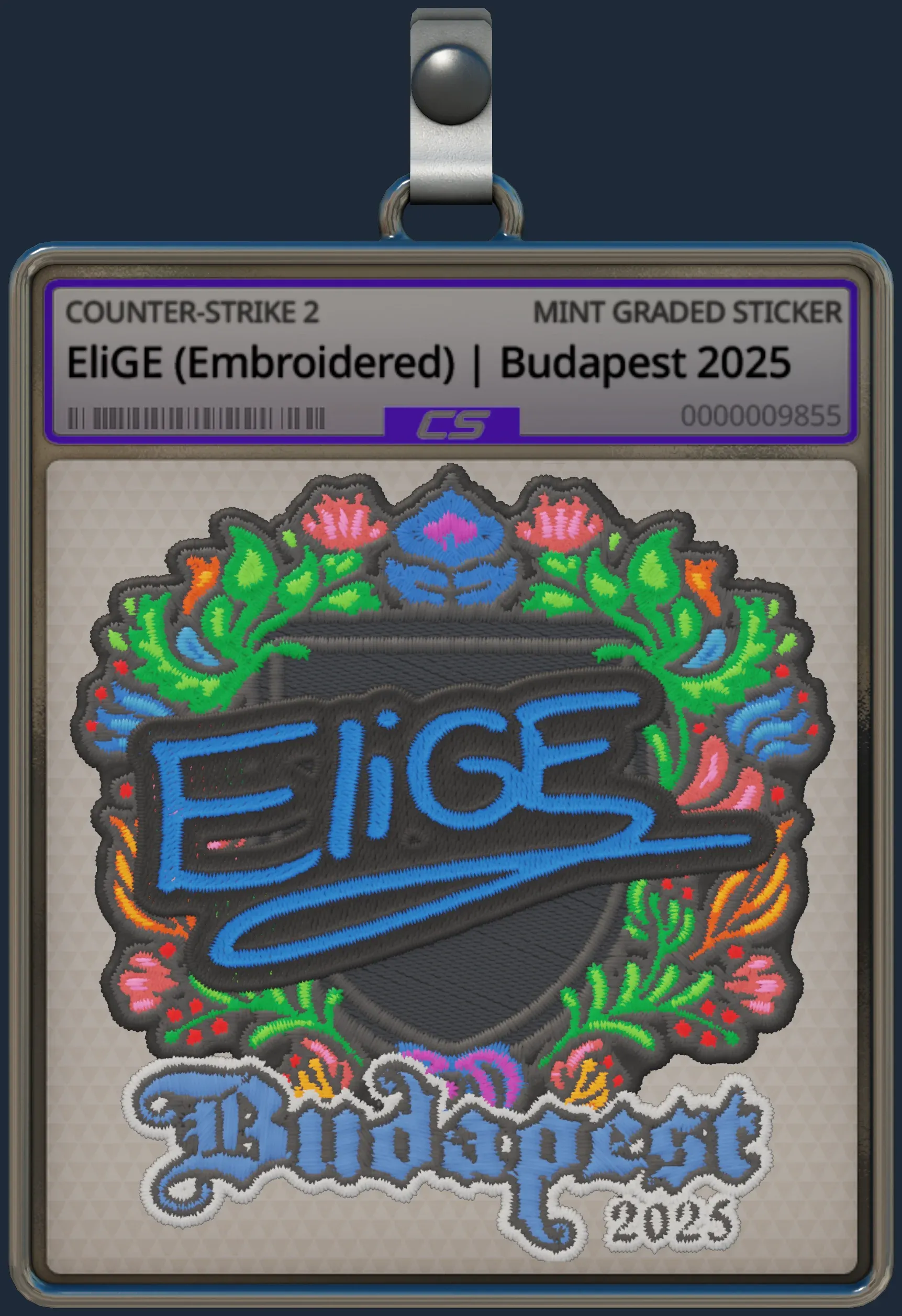 Sticker | EliGE (Embroidered) | Budapest 2025