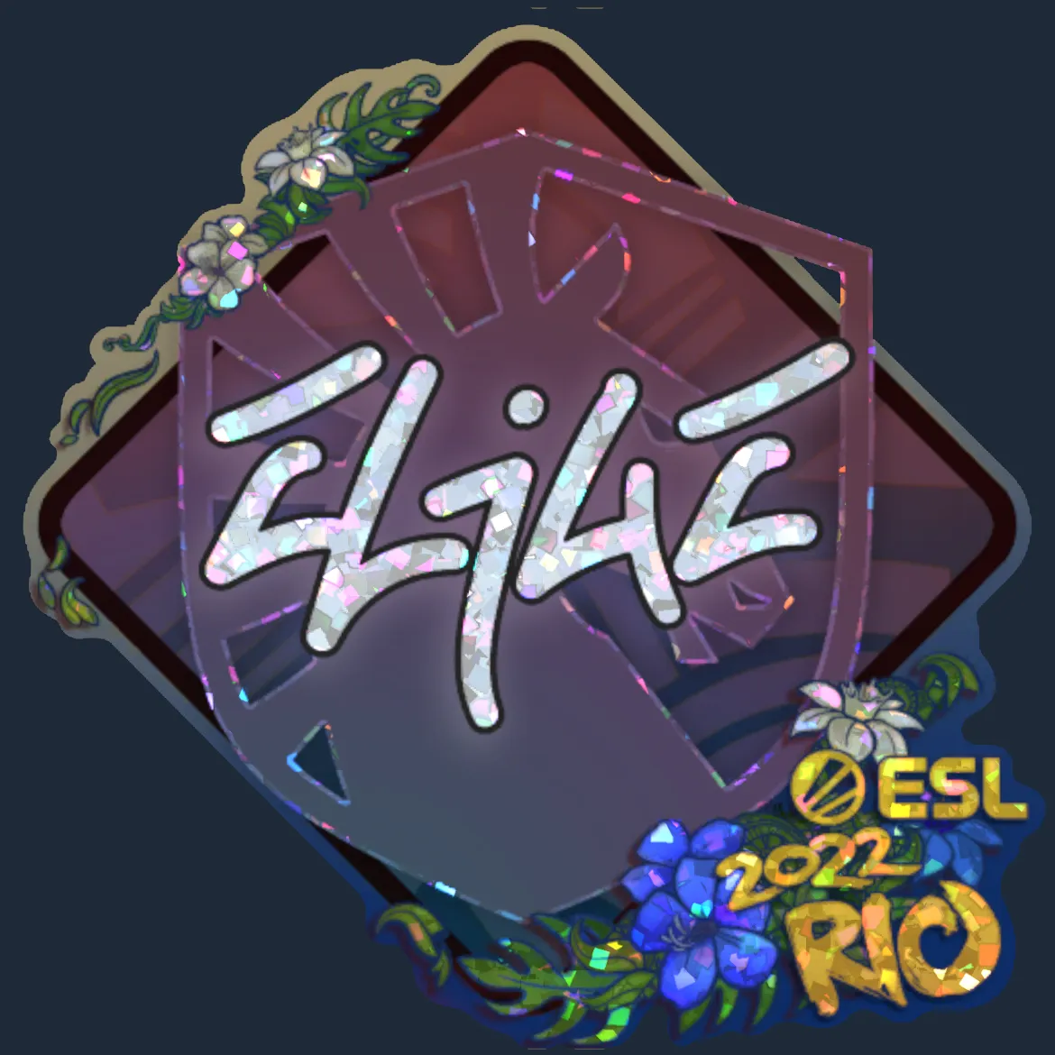 Sticker | EliGE (Glitter) | Rio 2022