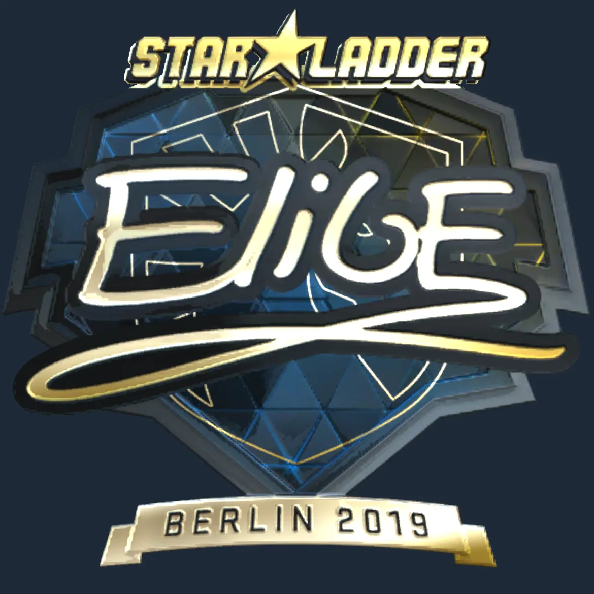 Sticker | EliGE (Gold) | Berlin 2019