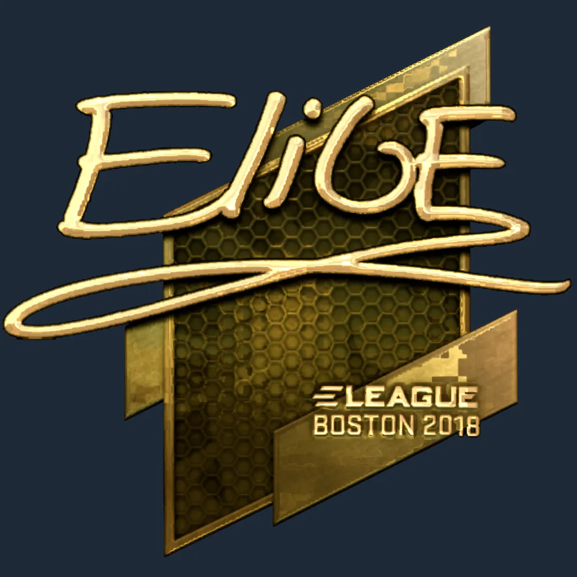 Sticker | EliGE (Gold) | Boston 2018