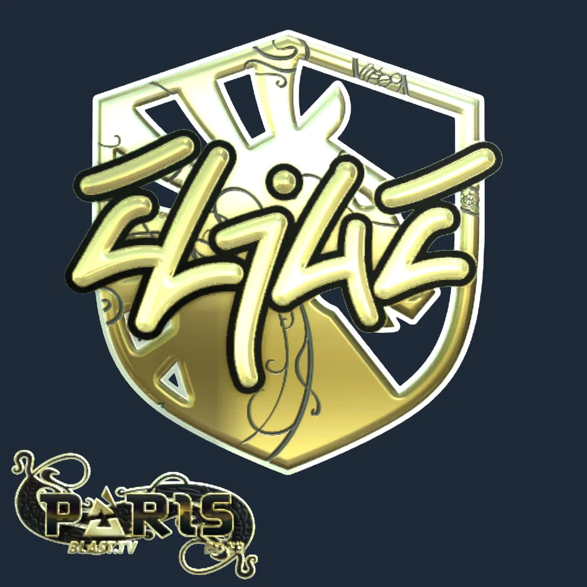 Sticker | EliGE (Gold) | Paris 2023