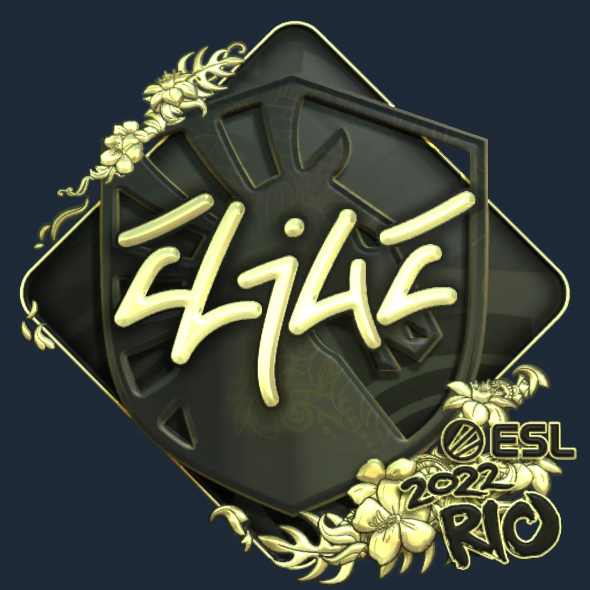Sticker | EliGE (Gold) | Rio 2022
