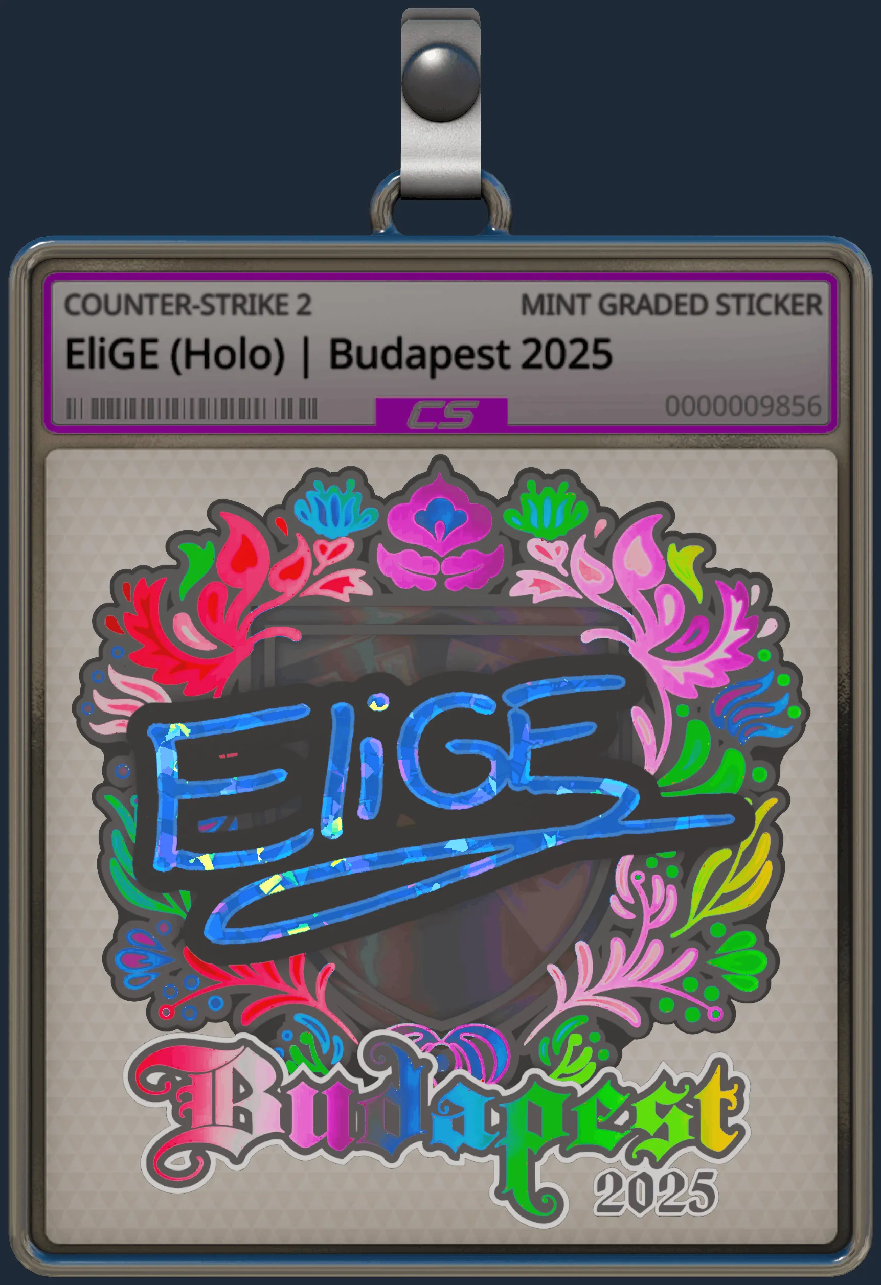 Sticker | EliGE (Holo) | Budapest 2025