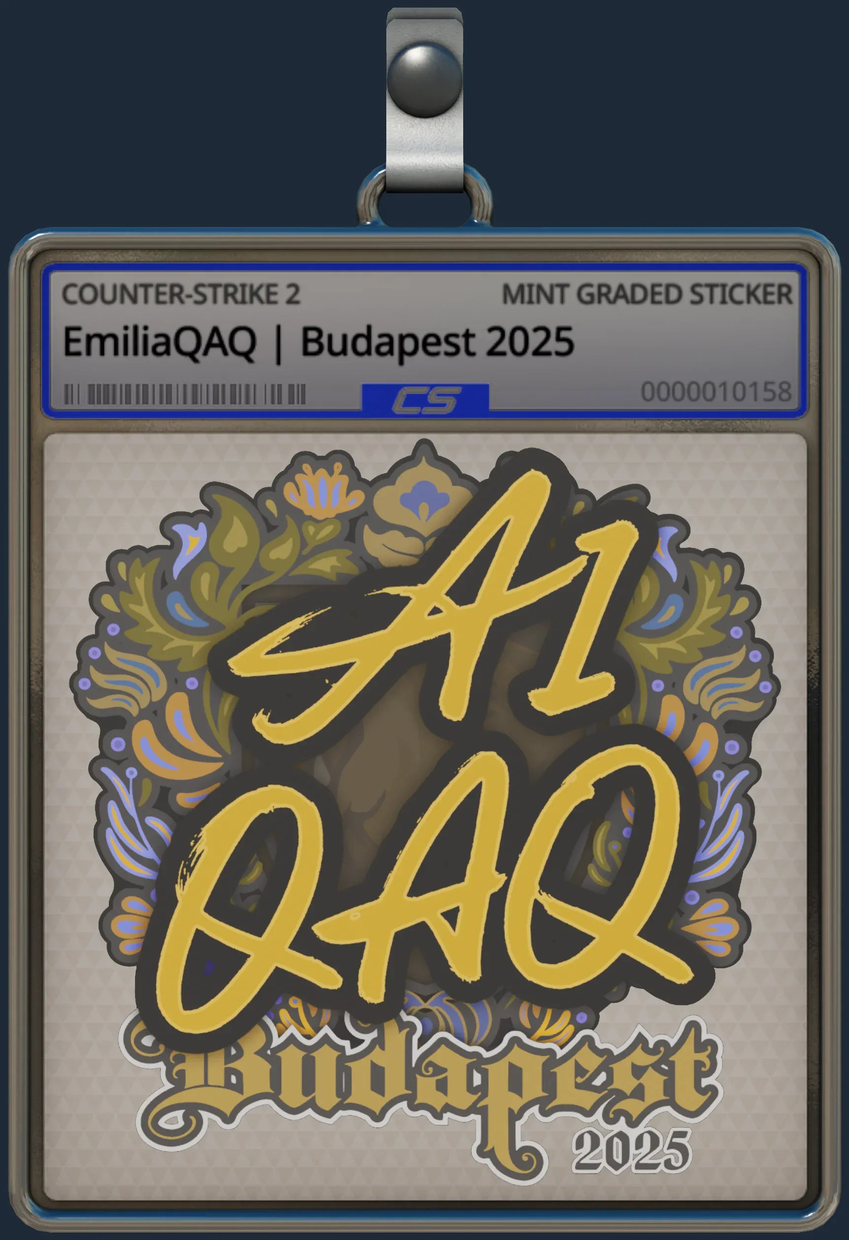 Sticker | EmiliaQAQ | Budapest 2025