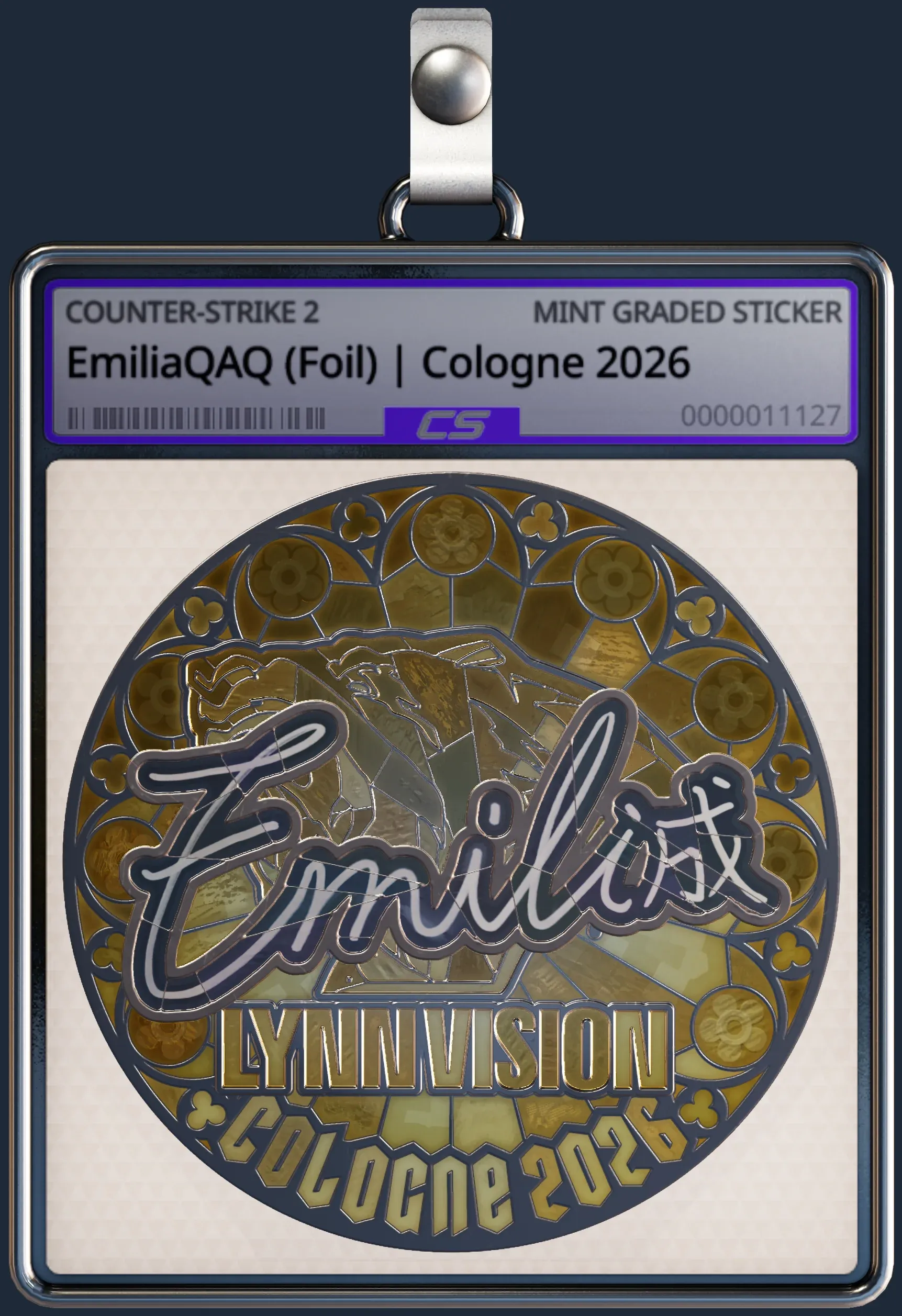 Sticker | EmiliaQAQ (Foil) | Cologne 2026