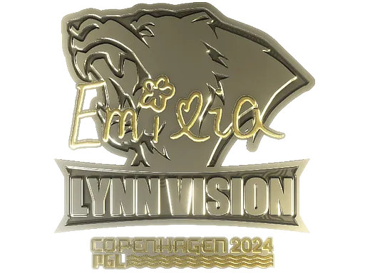 Sticker | EmiliaQAQ (Gold) | Copenhagen 2024