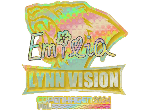 Sticker | EmiliaQAQ (Holo) | Copenhagen 2024