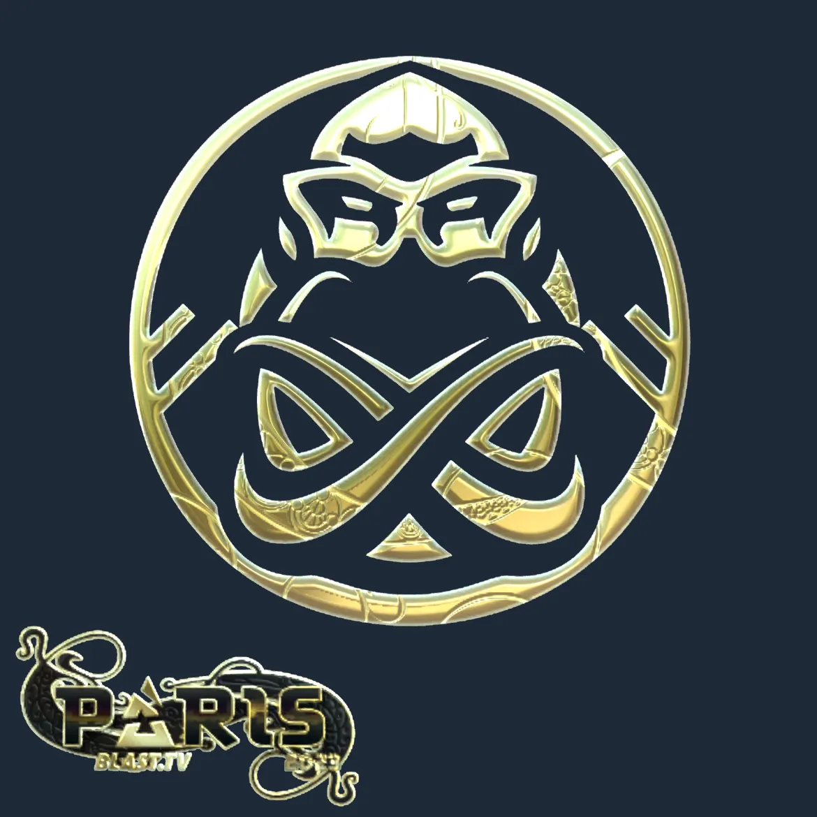 Sticker | ENCE (Gold) | Paris 2023
