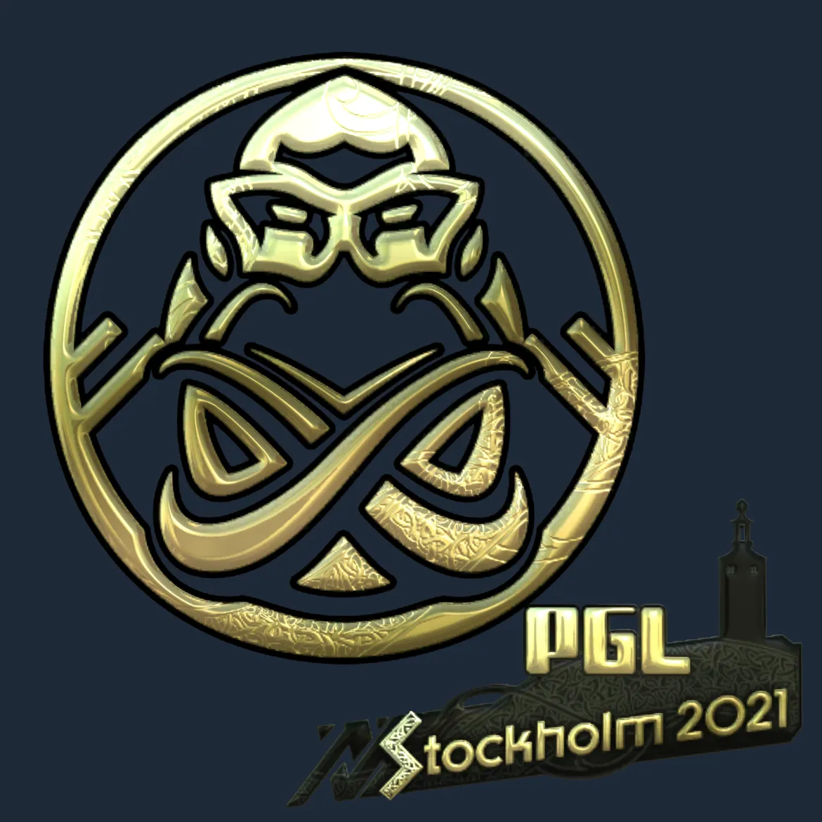 Sticker | ENCE (Gold) | Stockholm 2021