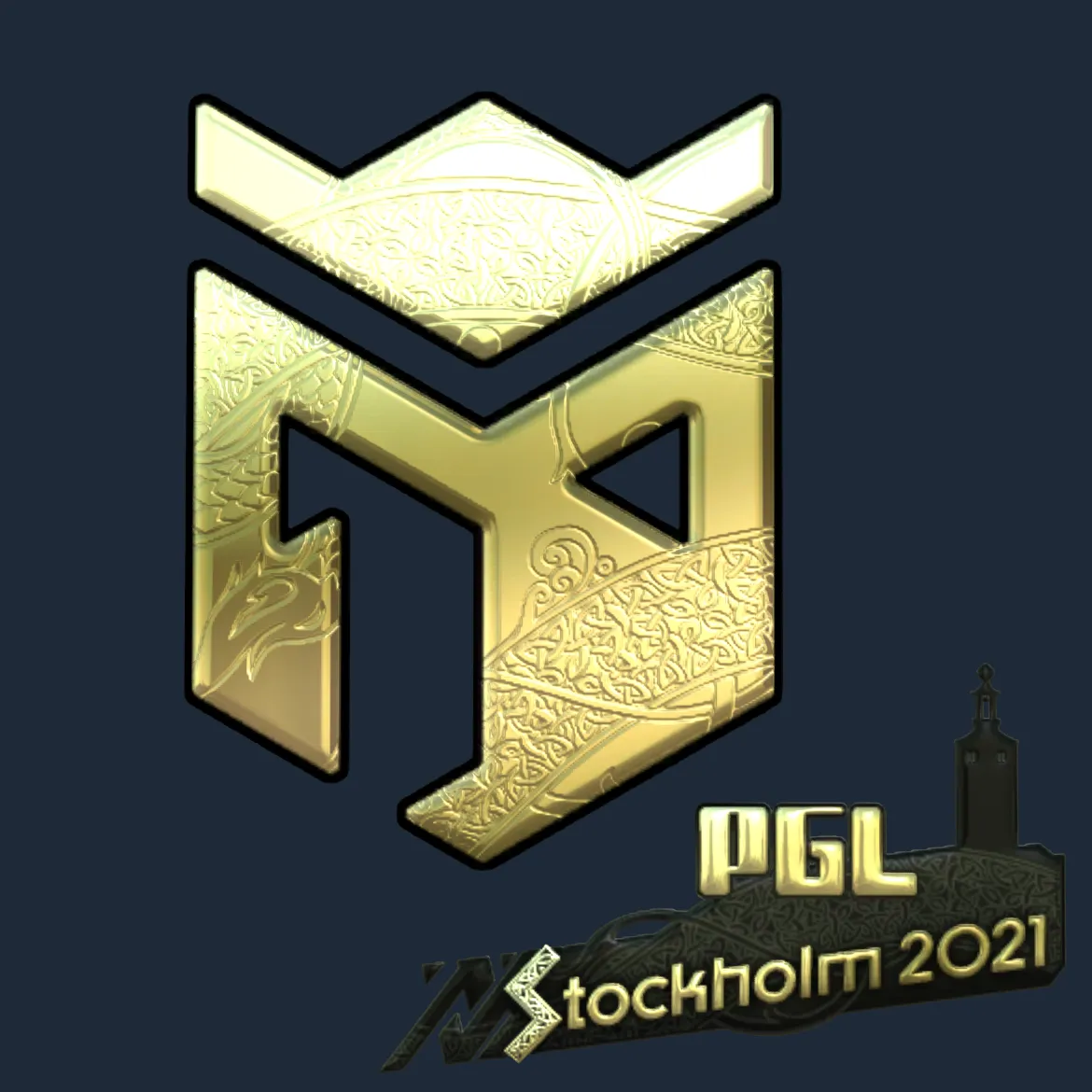 Sticker | Entropiq (Gold) | Stockholm 2021