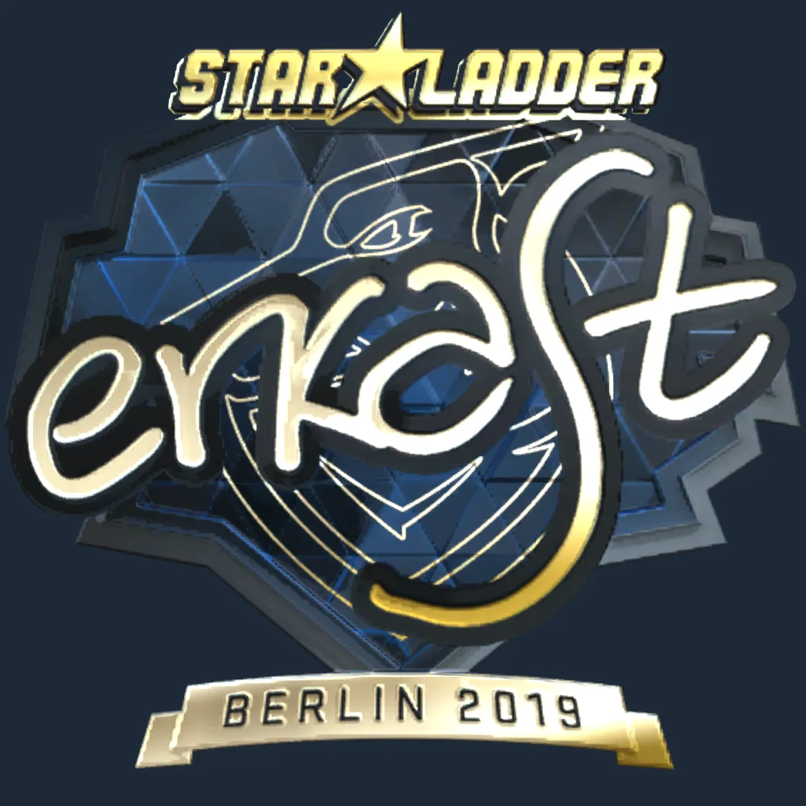 Sticker | erkaSt (Gold) | Berlin 2019