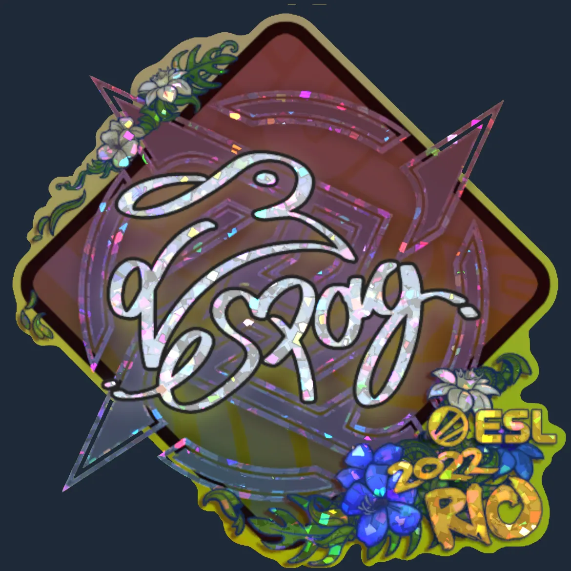 Sticker | es3tag (Glitter) | Rio 2022