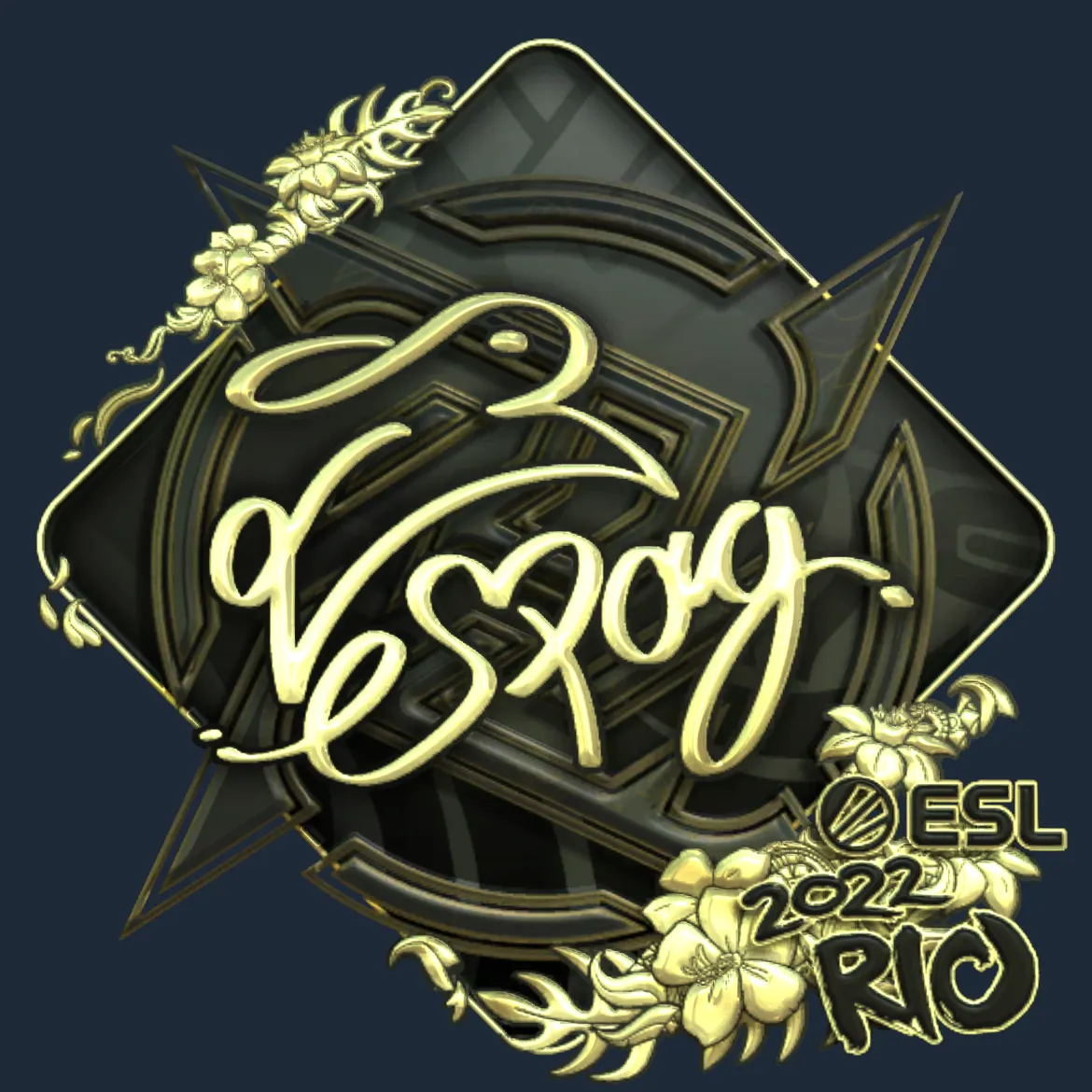 Sticker | es3tag (Gold) | Rio 2022